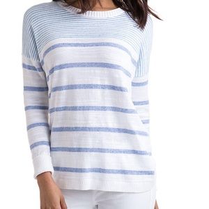 Vineyard Vines Relaxed Striped Cotton Sweater